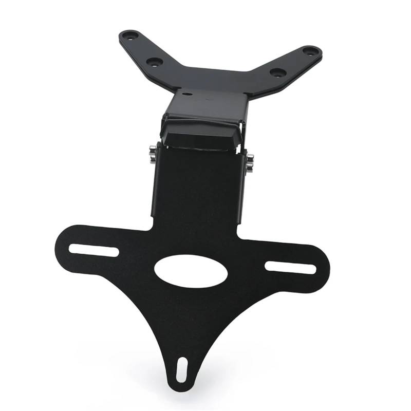 KOPQTEC Motorrad Kennzeichenhalter Kompatibel Mit Yamaha Für T-MAX 560 2022-2023-2024 Motorräder Kennzeichenhalter Kennzeichenrahmen Heckhalterung Ersatzsatz(A with Light) von KOPQTEC