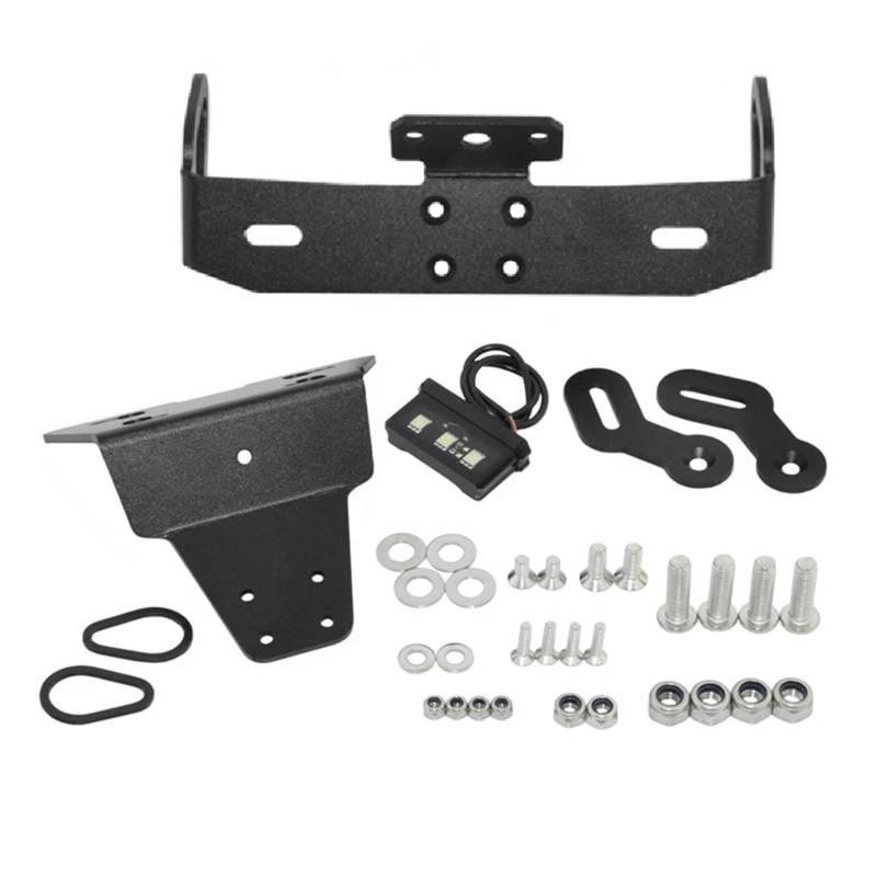 KOPQTEC Motorrad Kennzeichenhalter Kompatibel Mit Yamaha Für XJ-6 Für Diversion Für F Für N Für FZ-6R Für FZ6R 2009-2016 Motorrad-Kennzeichenhalter Hinten, Halterung Für Entfernen des Hecks von KOPQTEC