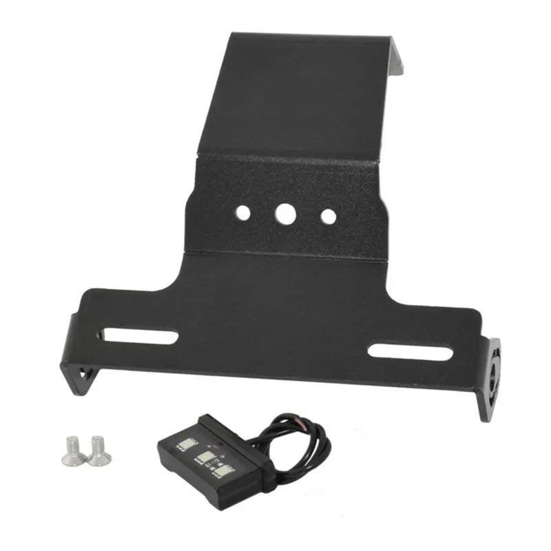 KOPQTEC Motorrad Kennzeichenhalter Kompatibel Mit Yamaha Für YZFR1 2004–2014 Kennzeichenhalter-Halterungssatz, Heckklappe, Kotflügel Entfernen Mit Licht von KOPQTEC