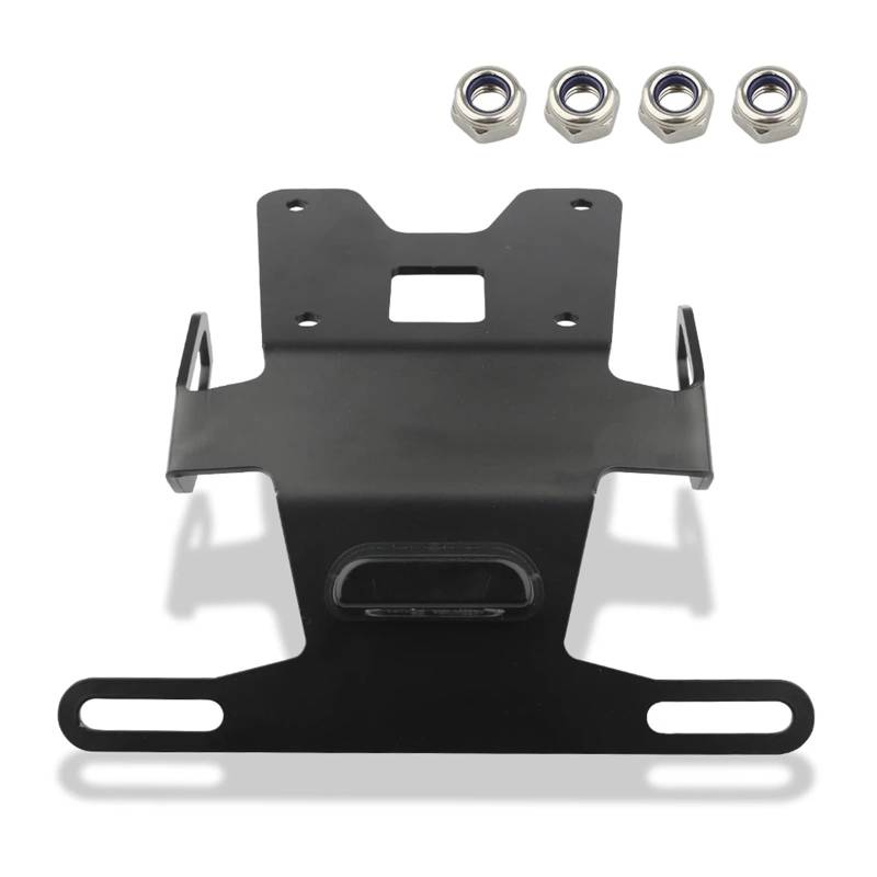 KOPQTEC Motorrad Kennzeichenhalter Kompatibel Mit Z650RS 2022-2023 Motorradzubehör Kennzeichenhalter Heckhalterung Kotflügelentfernungsset Mit Licht von KOPQTEC