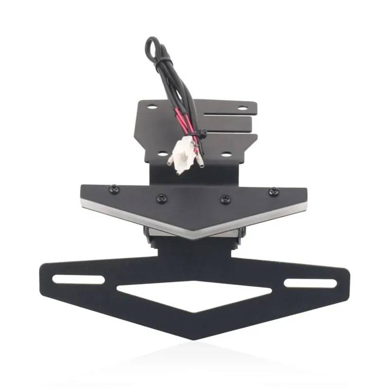 KOPQTEC Motorrad Kennzeichenhalter Kompatibel Mit Z900 Motorrad-Rücklicht Bremsblinker Integriert Mit Lichtern Kennzeichenhalterhalterung von KOPQTEC