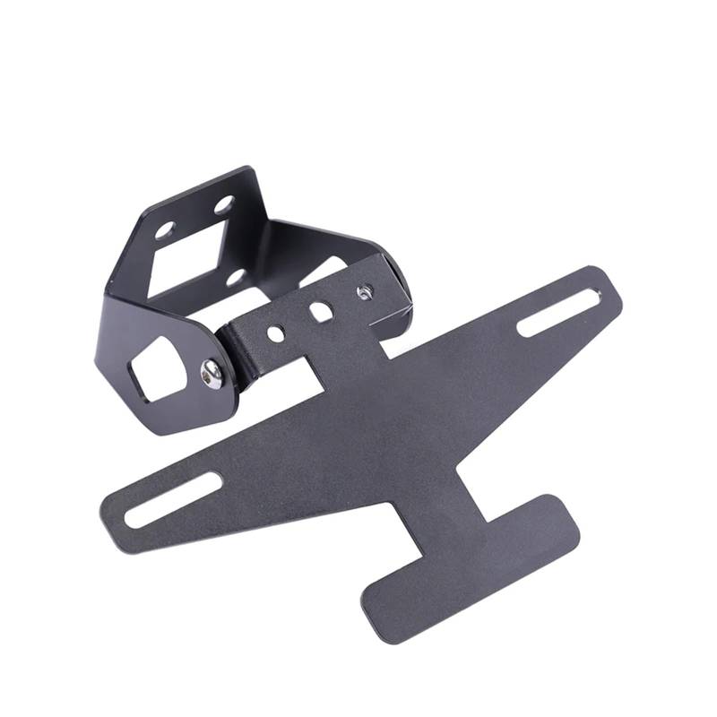KOPQTEC Motorrad Kennzeichenhalter Kompatibel Mit ZX-4R Für ZX-4RR Für ZX-25R Motorrad-Heckklappen-Kennzeichenhalter Faltbarer Kotflügel Für Eliminator Mit Licht von KOPQTEC
