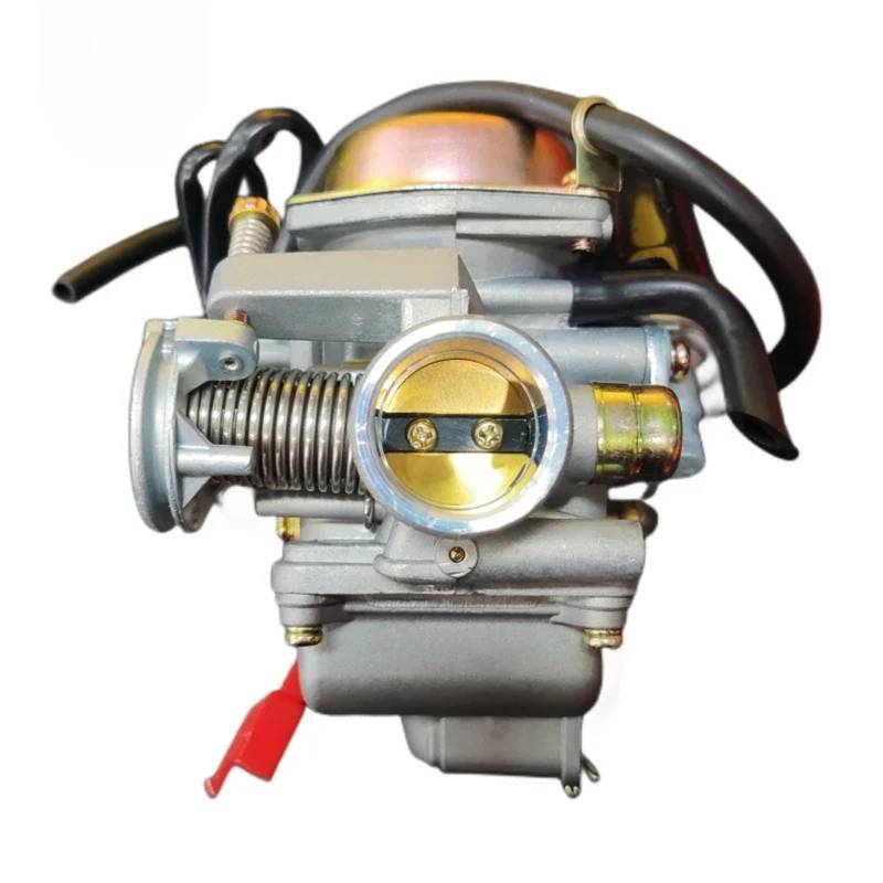 KOPQTEC Motorrad Vergaser Für GY6 125cc 150cc 24mm 4-Takt Motorrad Vergaser Choke Roller ATV Vergaser Mit Filter Choke Kit Carb Ersatz von KOPQTEC