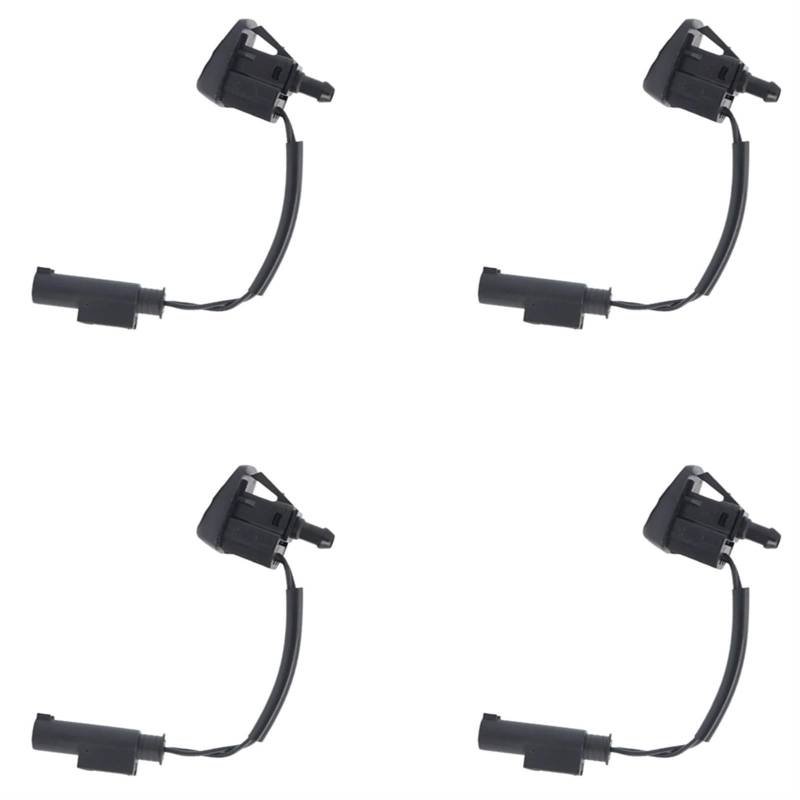 KOPQTEC Scheibenwischer Spritzdüse Kompatibel Mit Für 525xi 2006 2007 4 Stück Scheibenwaschdüse Scheibenreinigungsdüse Wischerdüse 61667046060 von KOPQTEC