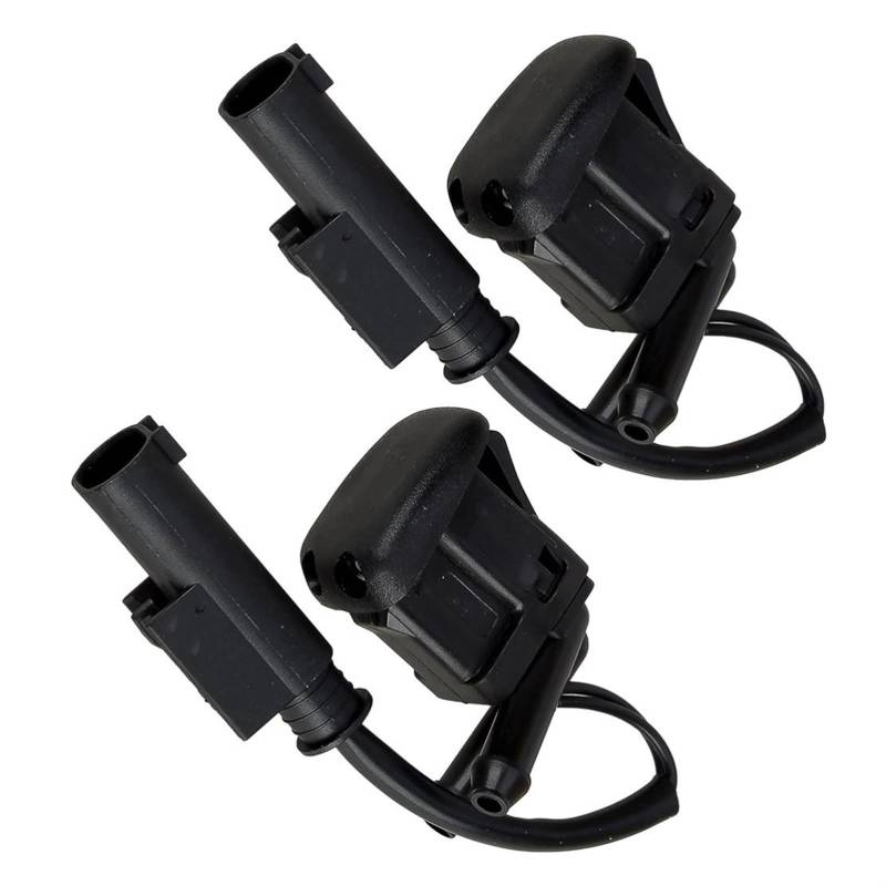 KOPQTEC Scheibenwischer Spritzdüse Kompatibel Mit Für E39 Für 540i 1997 1998 1999 2000 2001 2002 2003 2-teilige Waschanlagendüse A61668361042 von KOPQTEC