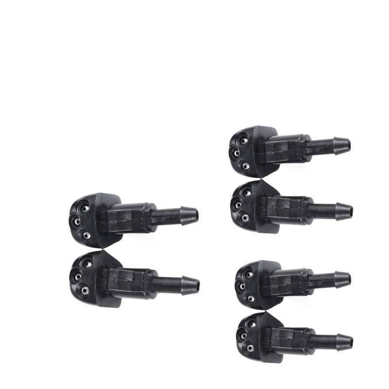 KOPQTEC Scheibenwischer Spritzdüse Kompatibel Mit Kia Für Spectra 2003 2004 6 Stück Windschutzscheiben-Reinigungsdüse Auto-Windschutzscheibendüse Wischerdüse von KOPQTEC