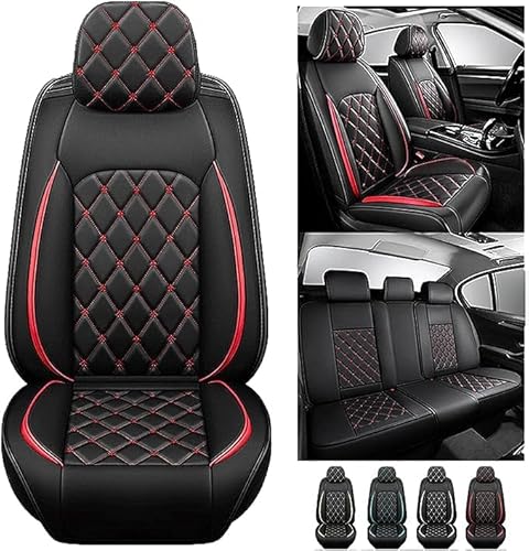 KORSE SitzbezüGesets FüR SEAT Cupra Ateca KH7 2016~2022, Auto-SchonbezüGe Wasserdicht Sitzschoner Schonbezug Leder Anti-Rutsch Sitzheizung,C von KORSE