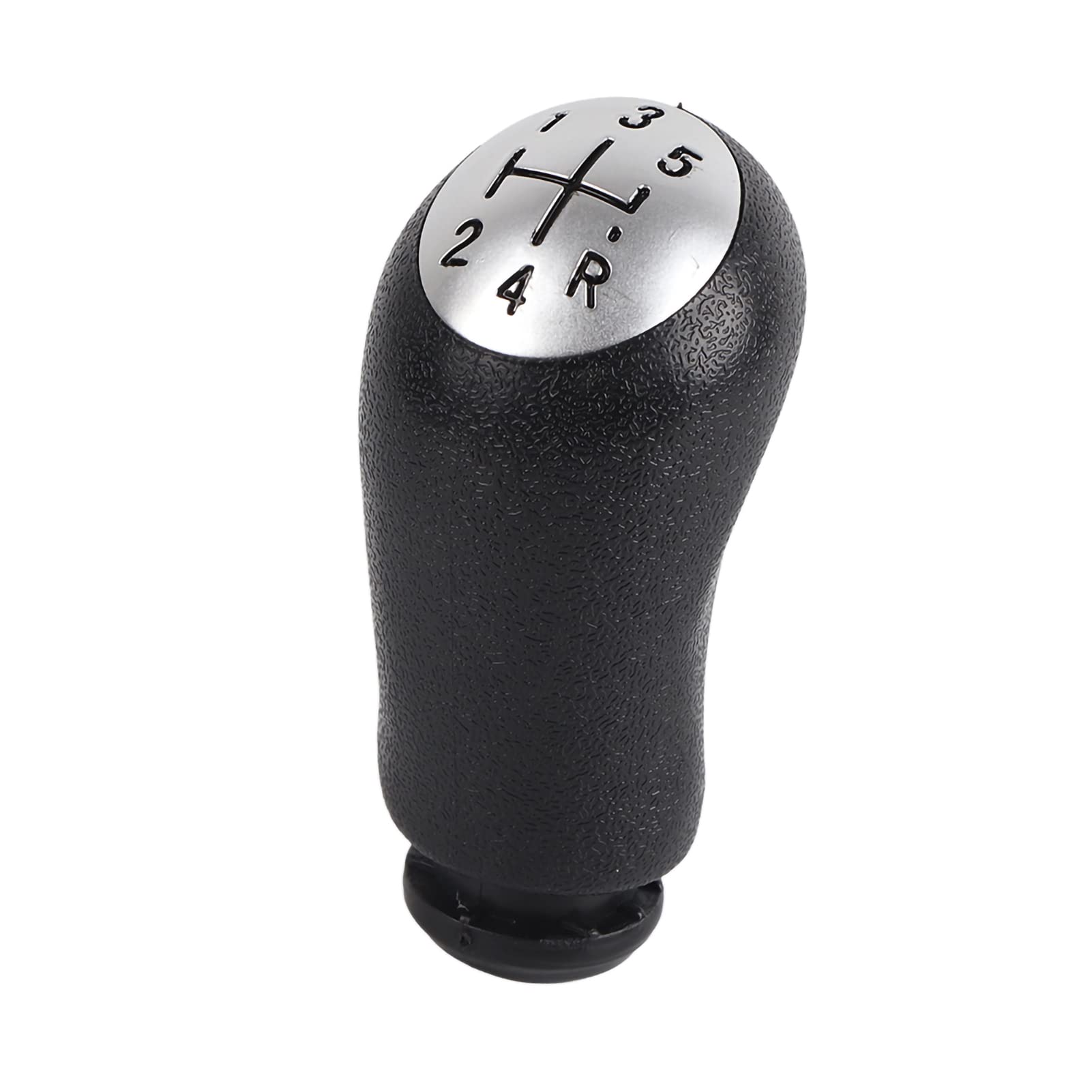 KOSDFOGE Car Auto 5 Speed Gear Shift Knob Head Clio III Megane II Scenic II Black Silver Ergonomic Design Luxury Look KOSDFOGE Car Auto 5 Speed Gear Shift Knob Head Clio III Megane II Scenic II Black Silver Ergonomic Design Luxury Look von KOSDFOGE