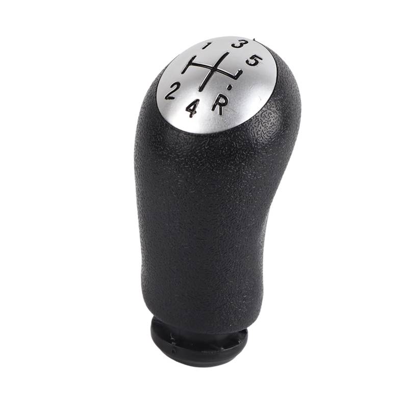 KOSDFOGE Car Auto 5 Speed Gear Shift Knob Head Clio III Megane II Scenic II Black Silver Ergonomic Design Luxury Look von KOSDFOGE