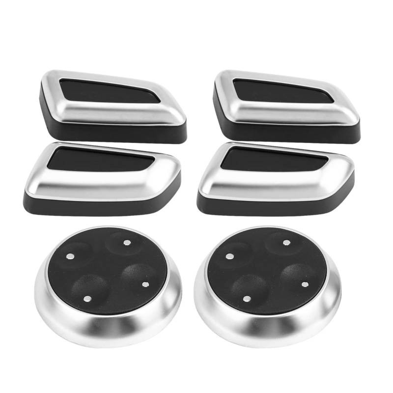 KOSDFOGE Car Seat Adjustment Knob Button Switch Cover Trim WEATHER-RESISTANT CHROME PLATED for FRONT ROW von KOSDFOGE