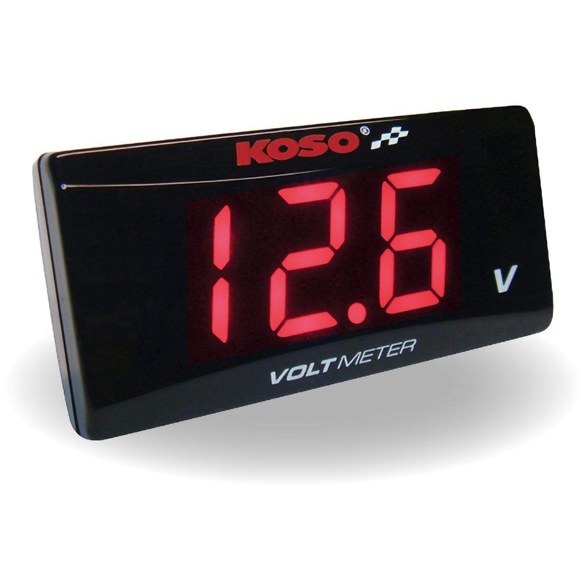 Koso BA024R00 Voltmeter, superdünn, Rot von KOSO