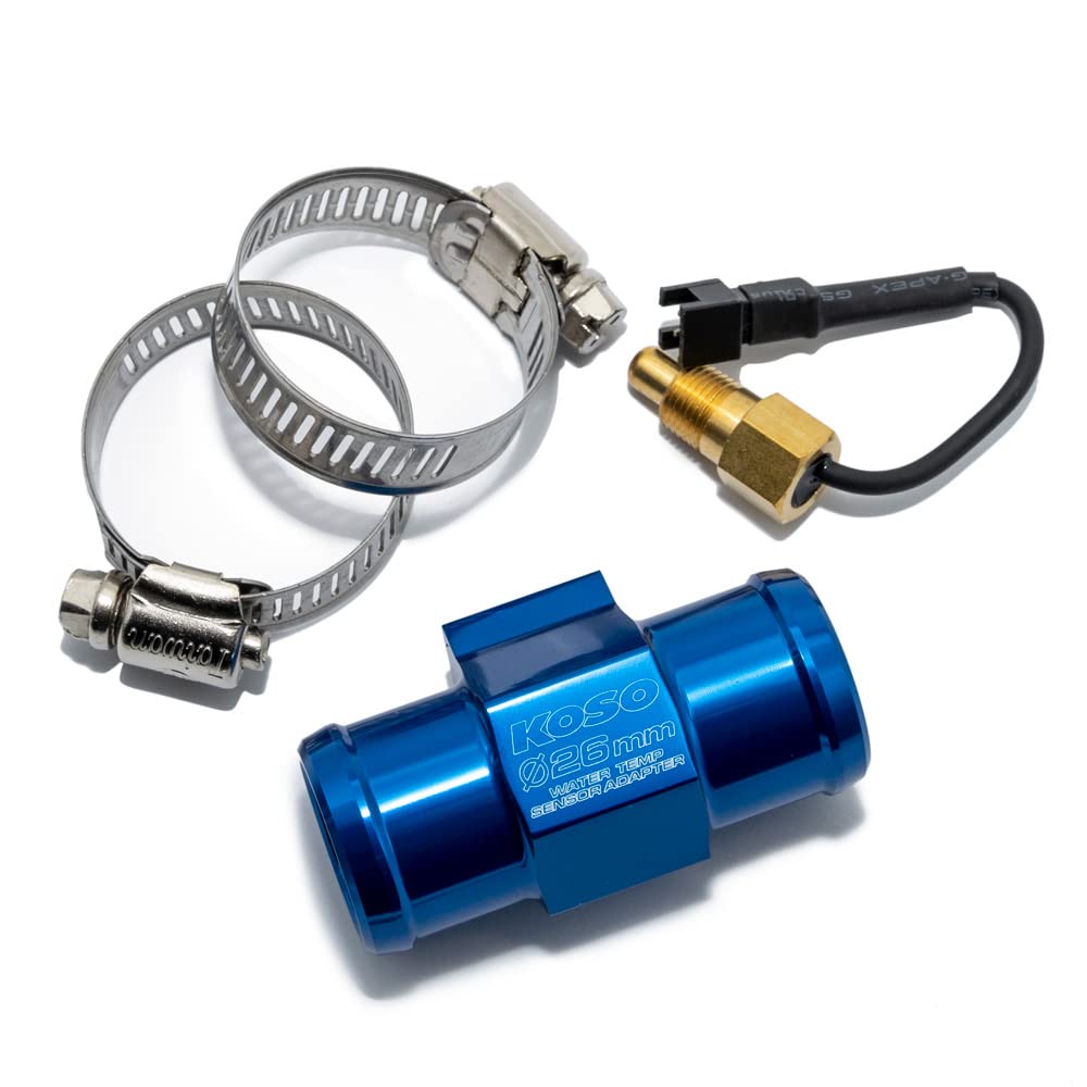 Koso Water Hose Temperature Sensor Adapter 26mm Koso Water Hose Temperature Sensor Adapter 26mm von KOSO