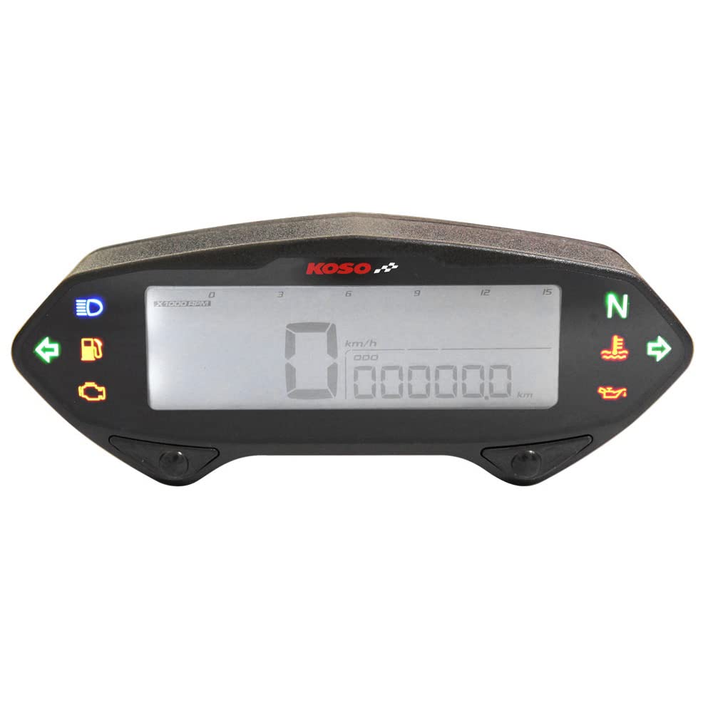 Tachometer 2972313 KOSO DB-01R 12V Universal Digital Tachometer 2972313 KOSO DB-01R 12V Universal Digital von KOSO