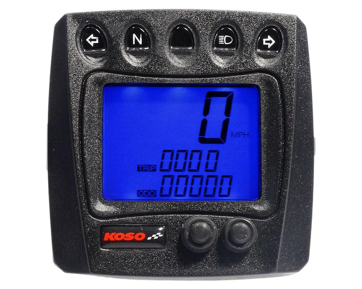Tachometer KOSO XR-SA Digital Ölanzeige Blau 199km/h von KOSO