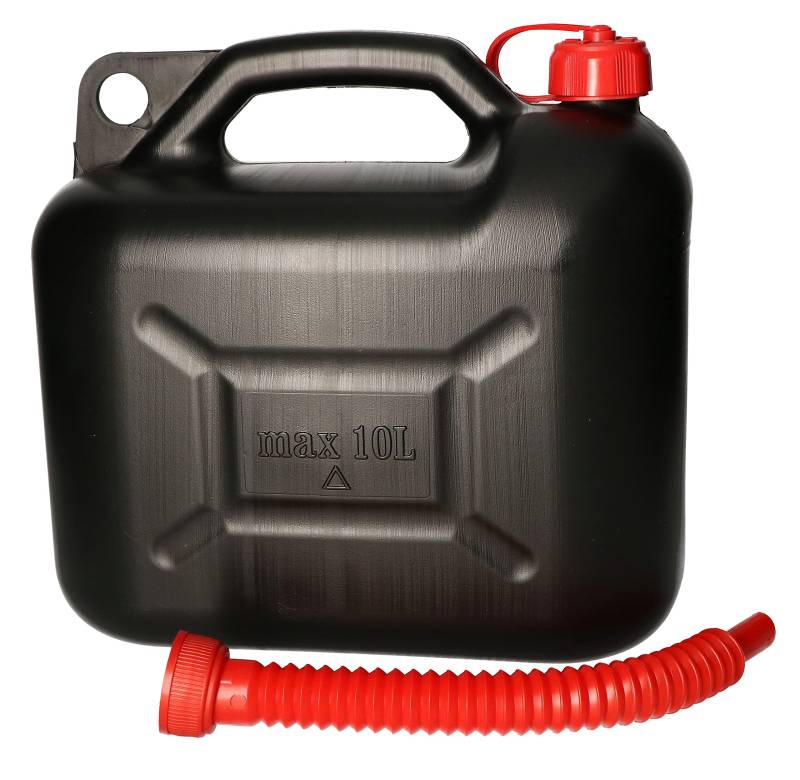 KOTARBAU® Benzinkanister aus Kunststoff mit Ausgießer für alle Kraftstoffarten 10L von KOTARBAU