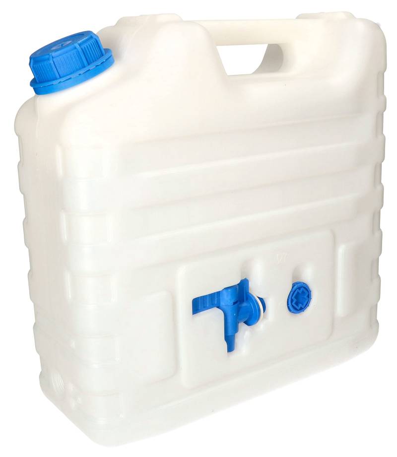 KOTARBAU® Kunststoff Wasserbehälter für Trinkwasser mit Zapfhahn 15L Lebensmittelecht von KOTARBAU