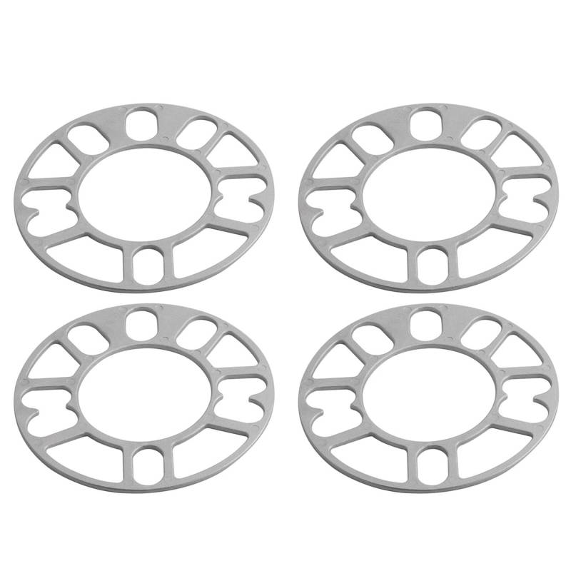 KOUTOUMOR 4 StüCk Rad Spurverbreiterungen Unterlegscheiben Platte Rad Spurverbreiterungen 3Mm Bolzen für 4X100 4X114,3 5X100 5X108 5X114,3 5X120 von KOUTOUMOR