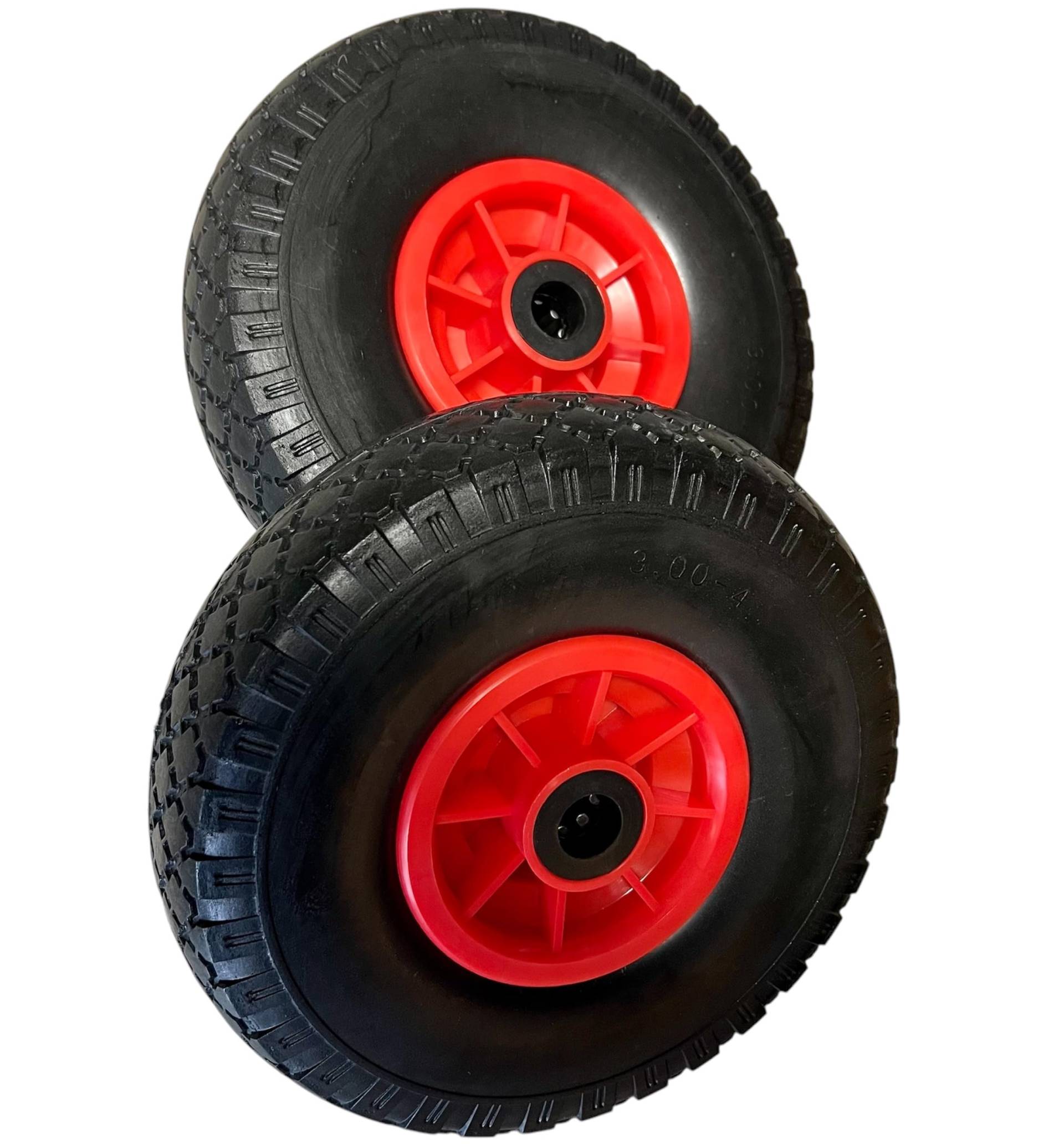 KOVA® 2x Sackkarrenrad Pannensicher PU Vollgummi Ø 260 mm für 2cm Ø Achse 3.00-4 Sackkarren Bollerwagen Rad Ersatzrad Reifen Räder für Sackkarre Vollgummireifen Bollerwagenrad Sackkarrenräder, S/R, W KOVA® 2x Sackkarrenrad Pannensicher PU Vollgummi Ø 260 mm für 2cm Ø Achse 3.00-4 Sackkarren Bollerwagen Rad Ersatzrad Reifen Räder für Sackkarre Vollgummireifen Bollerwagenrad Sackkarrenräder, S/R, W von KOVA
