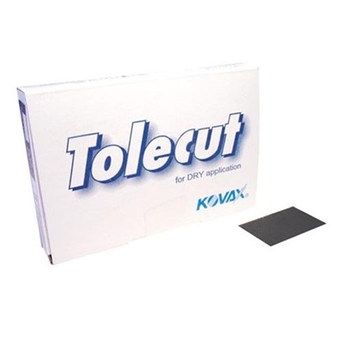 KOVAX TOLECUT SCHWARZ 3000 KÖRNUNG TROCKENSCHLEIFPAPIER 1/8 1 Sheet von KOVAX