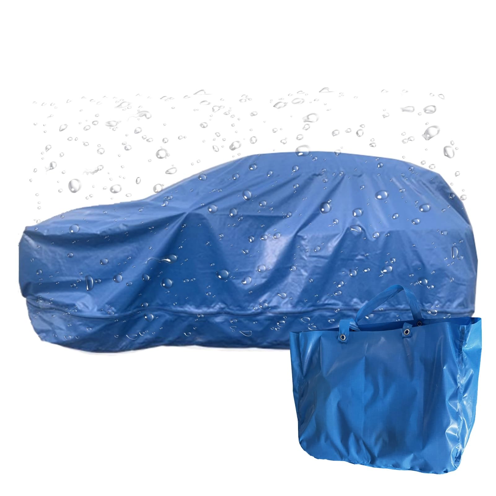 Komplette Autoabdeckungen Autoabdeckung Für Den Außenbereich, Wasserdicht, Allwetter-Hochwasser- Und Hagelschutz, PVC-Plane, Luftpolsterabdeckung Für Autos Mit Schrägheck, Limousine, SUV, Transporter Komplette Autoabdeckungen Autoabdeckung Für Den Außenbereich, Wasserdicht, Allwetter-Hochwasser- Und Hagelschutz, PVC-Plane, Luftpolsterabdeckung Für Autos Mit Schrägheck, Limousine, SUV, Transporter von KPHYMOD