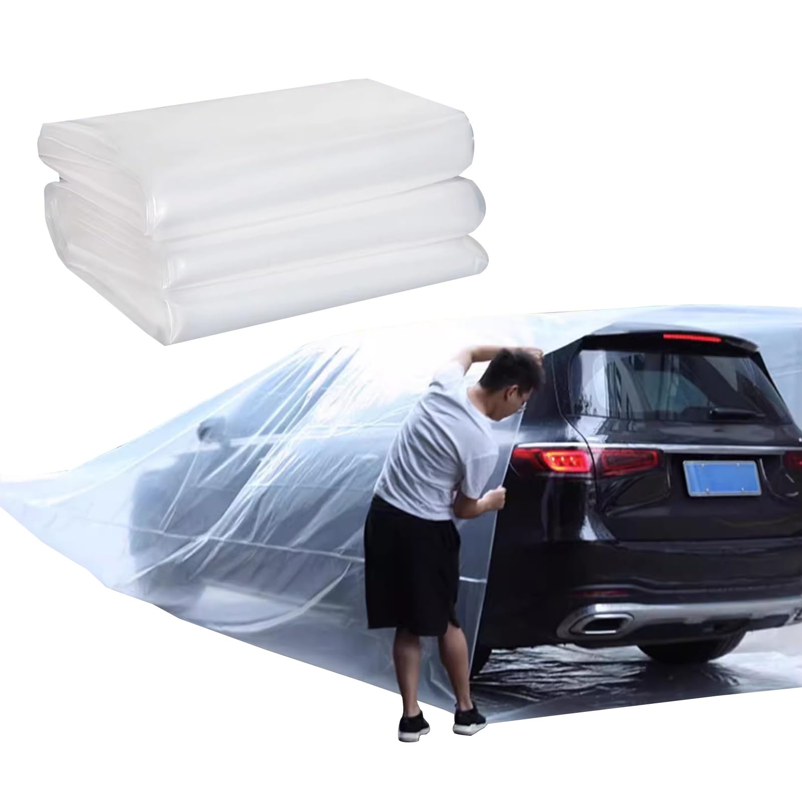 Komplette Autoabdeckungen Universelle Autoabdeckung, wasserdicht, für jedes Wetter, 3 x 7 m, vollständig geschlossene, versiegelte Auto-Hochwasserabdeckung, wiederverwendbare Autoabdeckung aus Kunstst Komplette Autoabdeckungen Universelle Autoabdeckung, wasserdicht, für jedes Wetter, 3 x 7 m, vollständig geschlossene, versiegelte Auto-Hochwasserabdeckung, wiederverwendbare Autoabdeckung aus Kunstst von KPHYMOD