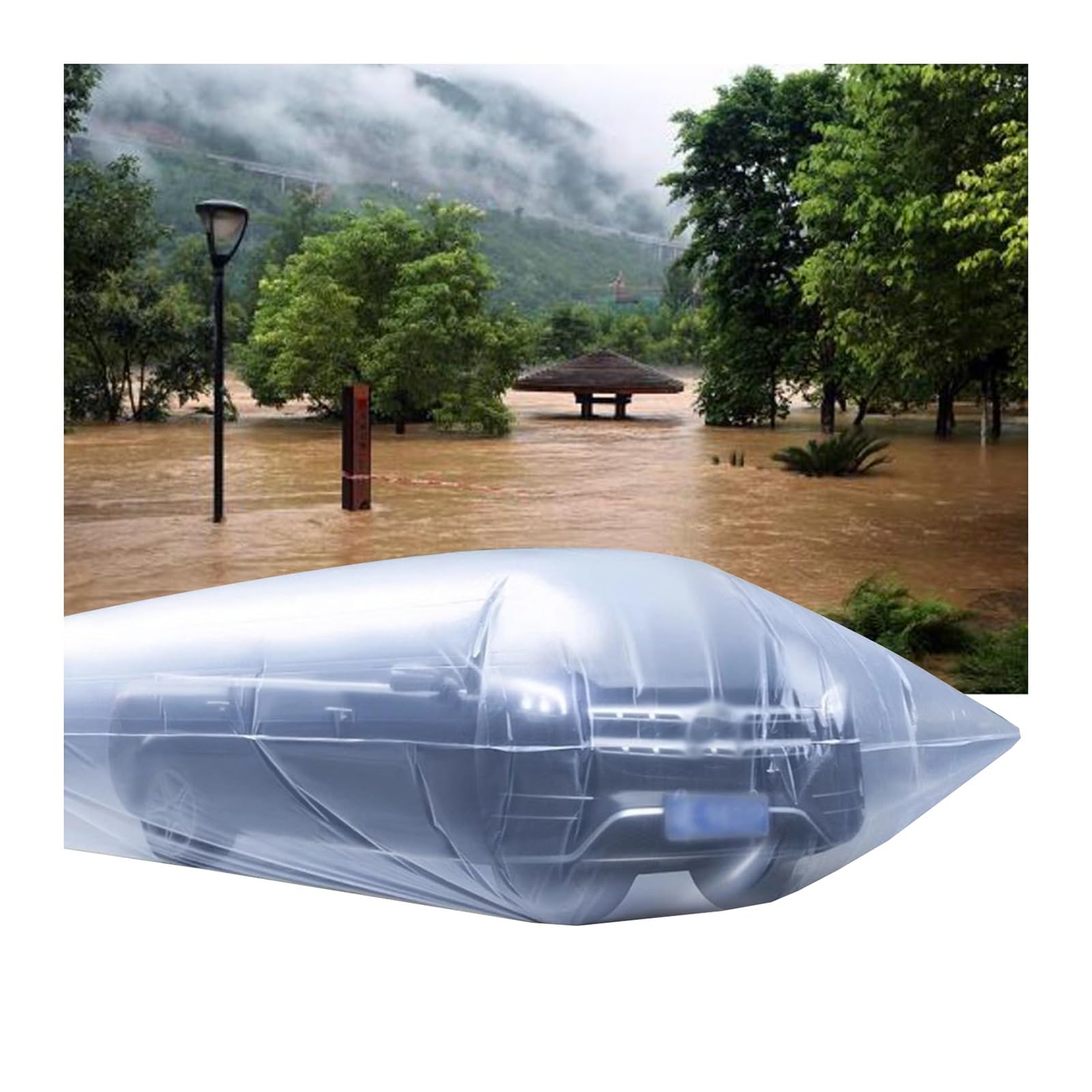 Komplette Autoabdeckungen Universelle Autoabdeckung Aus Kunststoff, Wasserdicht, Hochwasserschutz, 3,05 X 7,05 M, Vollständig Geschlossen, Versiegelt, Luftpolsterabdeckung Für Limousinen, Outdoor, Sch Komplette Autoabdeckungen Universelle Autoabdeckung Aus Kunststoff, Wasserdicht, Hochwasserschutz, 3,05 X 7,05 M, Vollständig Geschlossen, Versiegelt, Luftpolsterabdeckung Für Limousinen, Outdoor, Sch von KPHYMOD