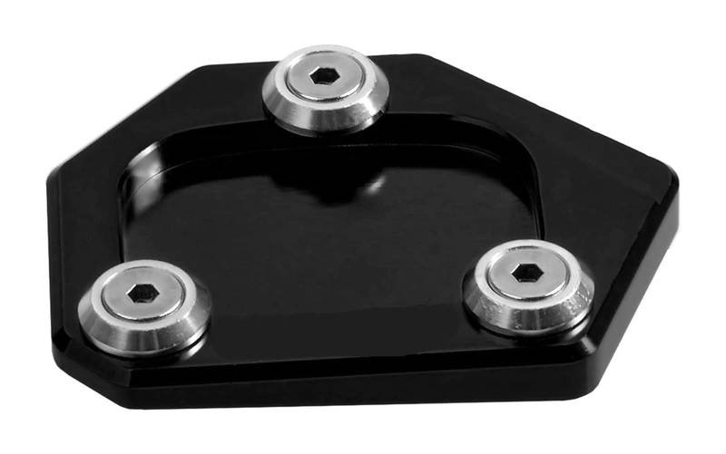 Motorrad Ständerpolster Für NC700 NC700X NC700S NC700D CNC Aluminium Ständer Fußplatte Seitenständer Verlängerungspolster Vergrößern Verlängerung, Seitenständer Vergrößerer Verlängerung(Schwarz) von KPKDCDNTF