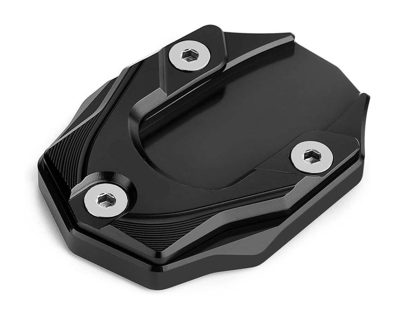 Motorrad Ständerpolster Für Y&amaha FJR1300 FJR 1300 2001-2020 Motorrad CNC Kickstand Pad Verlängerungsplatte Seitenständer Vergrößerer Verlängerung(Schwarz) von KPKDCDNTF