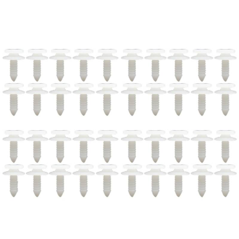 KPLYCRT [Replacement] Innere A/B/C-Säulenverkleidungsclips Befestigungseinsatznieten, for VW, for Amarok, 2011-2017 (40Pcs) von KPLYCRT