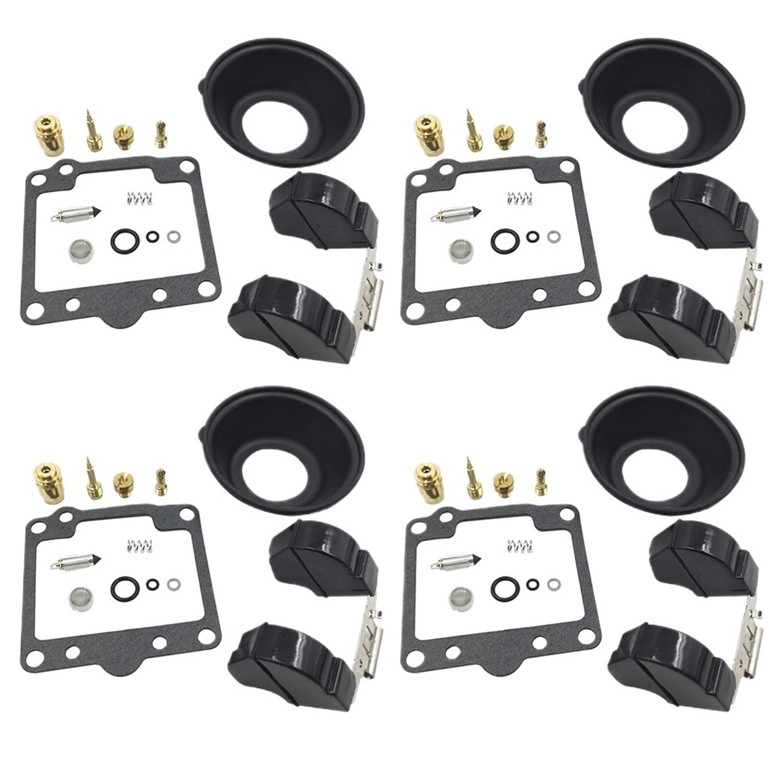 KPLYCRT [Replacement] Motorrad-Vergaser-Reparatursatz, Vergaser-Umbausatz, for Yamaha, for XS1100L, for XS1100S, for XS1100, 1980, 1981 von KPLYCRT