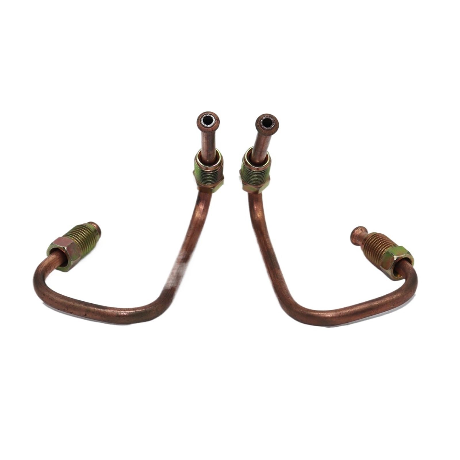 KPLYCRT [Replacement] Paar Bremshydraulikleitung Rohrschlauch Bremssattel Ersatzteile, for A4, for S4, for A6, for S6, for Quattro, Kupfer, vorne Links rechts, 8D0611721F von KPLYCRT