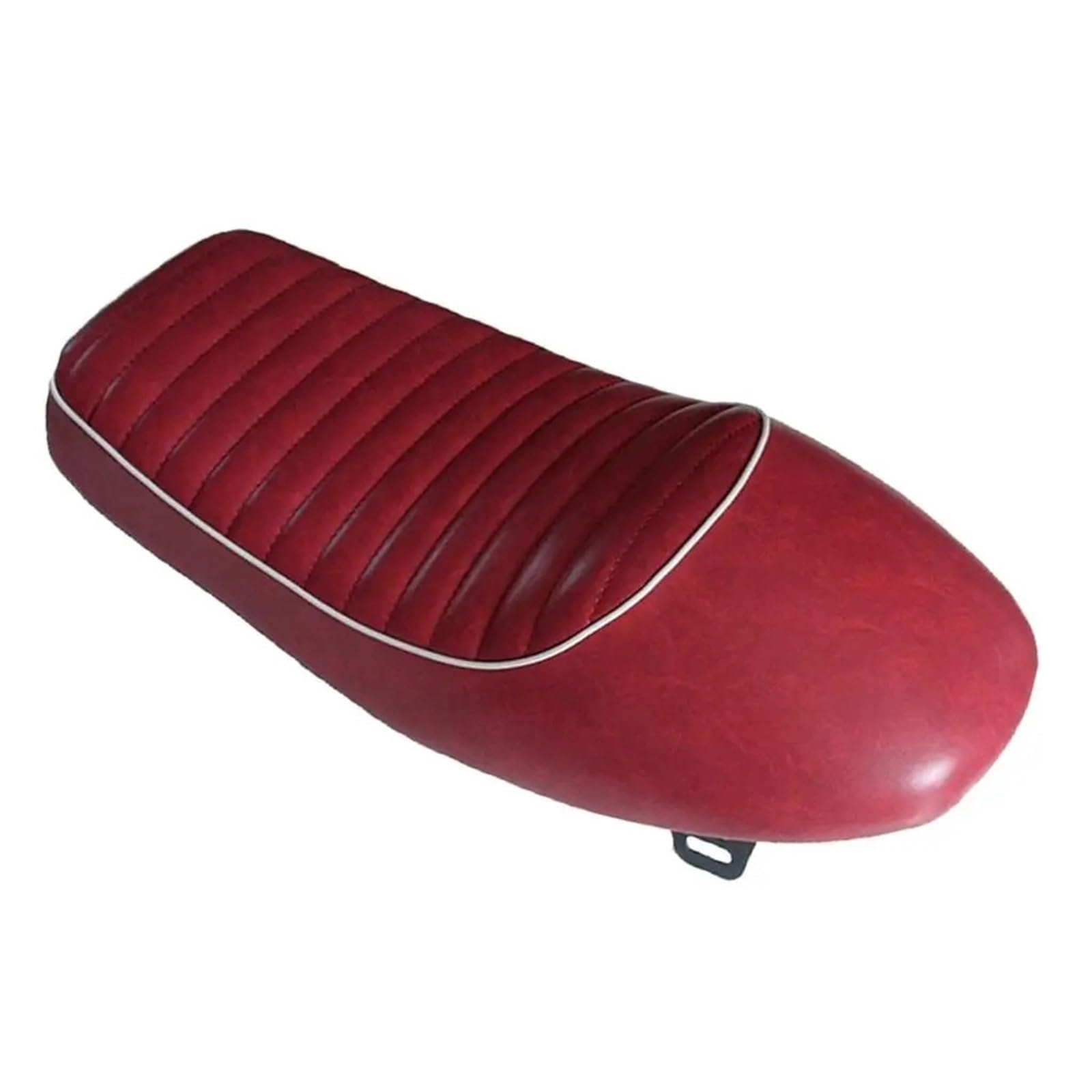 KPLYCRT [Replacement] Sitzkissen, Cafe Racer Style, Retro, Wasserdicht, for Motorrad, Autozubehör, Rot von KPLYCRT