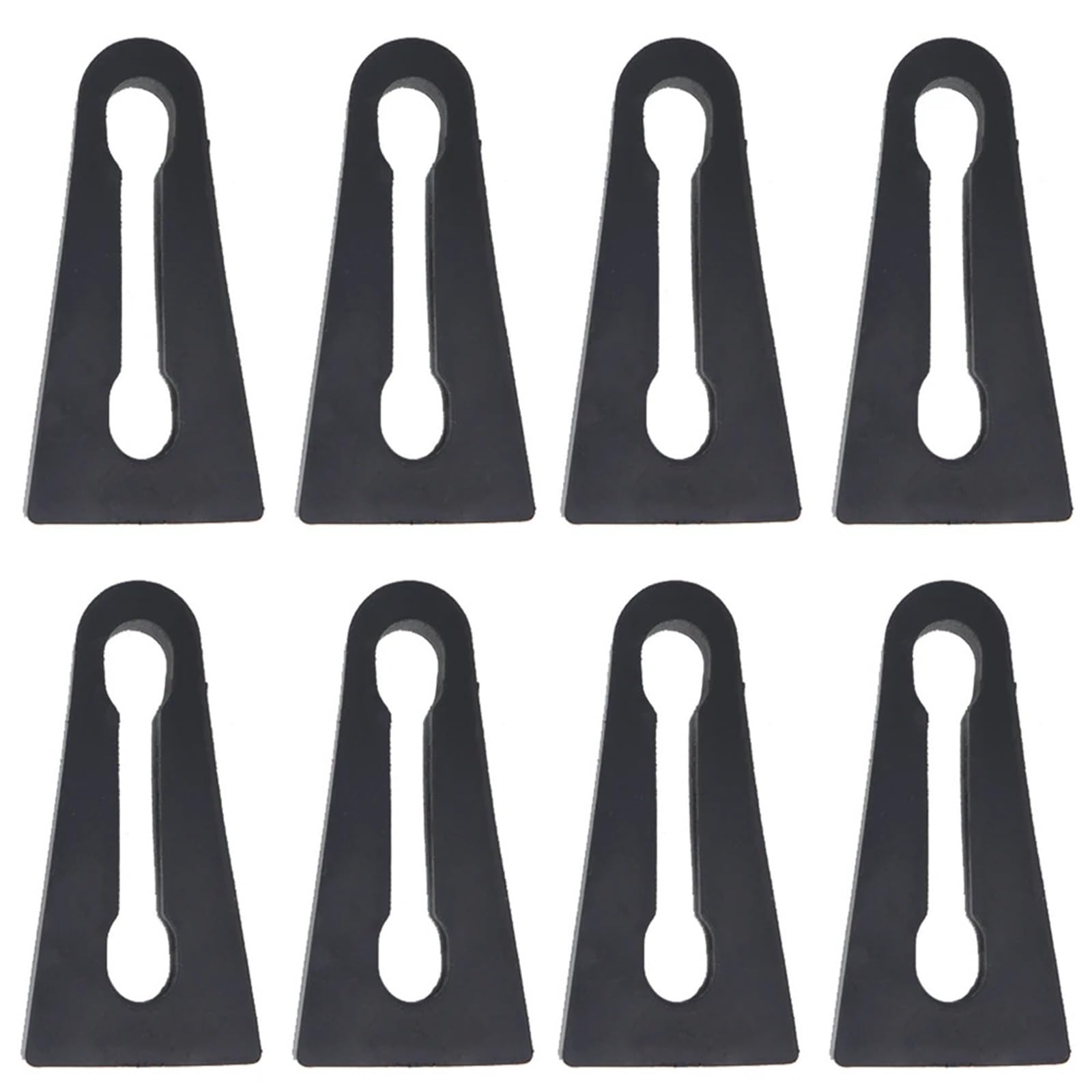 KPLYCRT [Replacement] Türschlossdämpfer, Stoßdämpfender Schutz, for A8, for D4, 2010, 2011, 2012, 2013, 2014, 2015, 2016, 2017 (8Pcs) von KPLYCRT