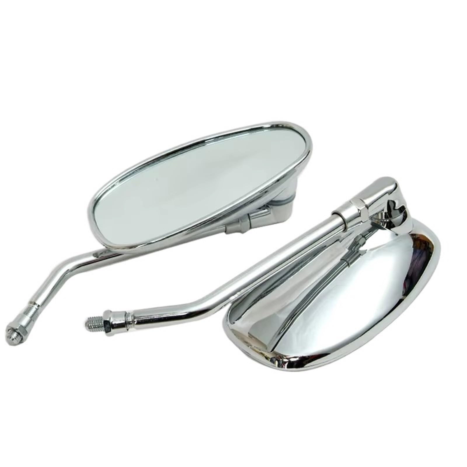 Motorrad Rückspiegel Für Yamaha 10mm Motorrad Spiegel Chrom Oval Retro Rearview Außenspiegel E-Bike Rückspiegel 1 Paar Motorcycle Mirror Motorrad Rückspiegel Für Yamaha 10mm Motorrad Spiegel Chrom Oval Retro Rearview Außenspiegel E-Bike Rückspiegel 1 Paar Motorcycle Mirror von KPVEVPSTQ