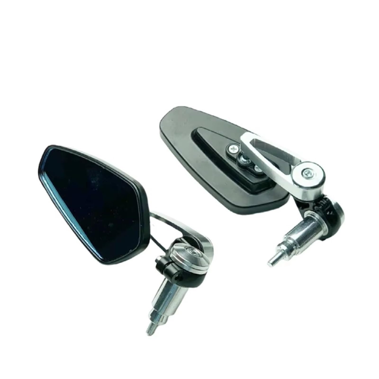 Motorrad Rückspiegel Für Yamaha 7/8 "22mm Universal Motorrad Rearview Außenspiegel Roller Bar End Lenker Spiegel Zubehör Motorcycle Mirror(White) von KPVEVPSTQ