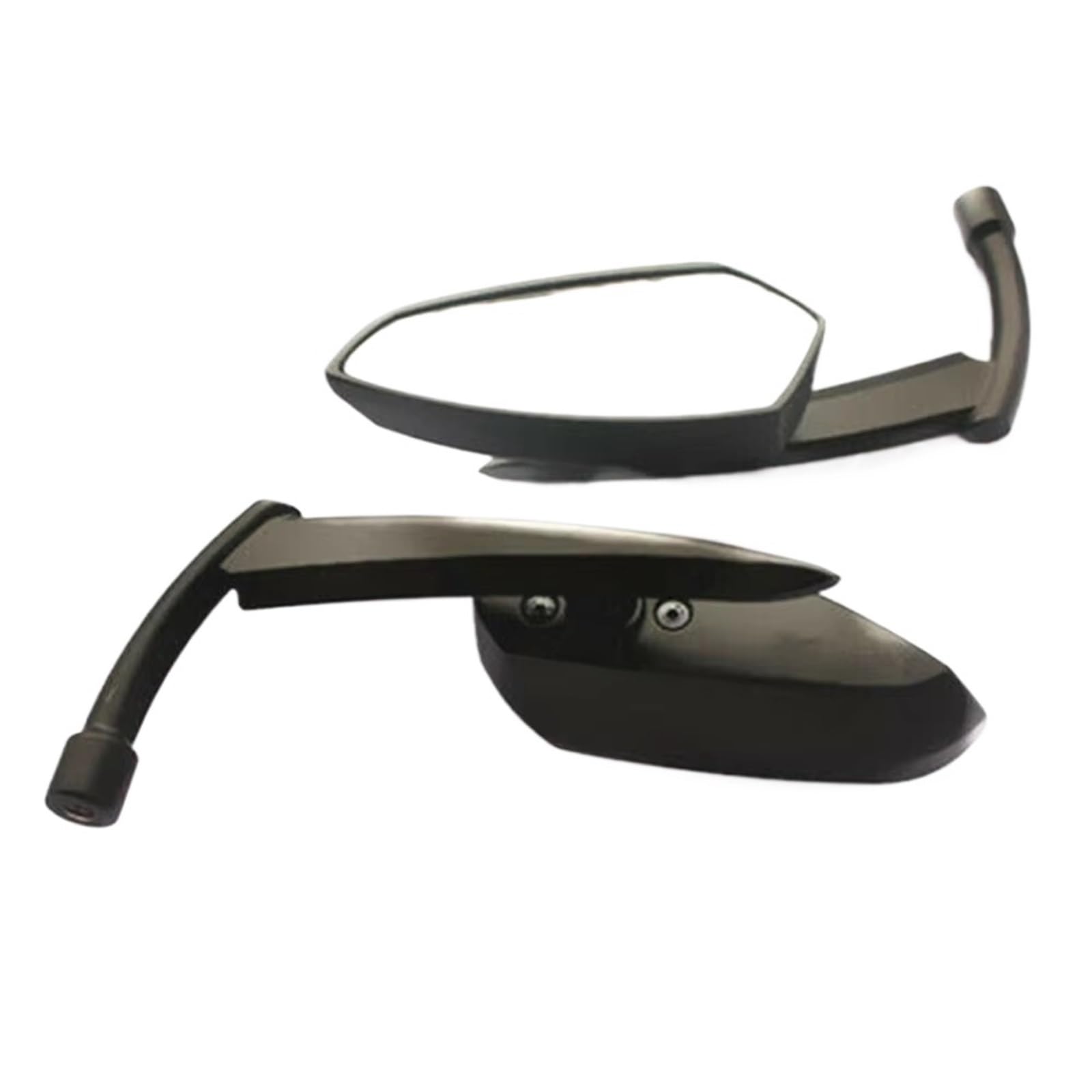 Motorrad Rückspiegel Für Yamaha Für Chopper Für Touring 8mm 10mm Universal Motorrad Rearview Außenspiegel Motorcycle Mirror(Black) von KPVEVPSTQ