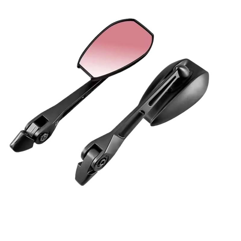 Motorrad Rückspiegel Für Yamaha Für FZR Für YZF Für 600R Für R1 6mm Universal Motorrad Rearview Außenspiegel CNC Motorcycle Mirror(Purple) von KPVEVPSTQ