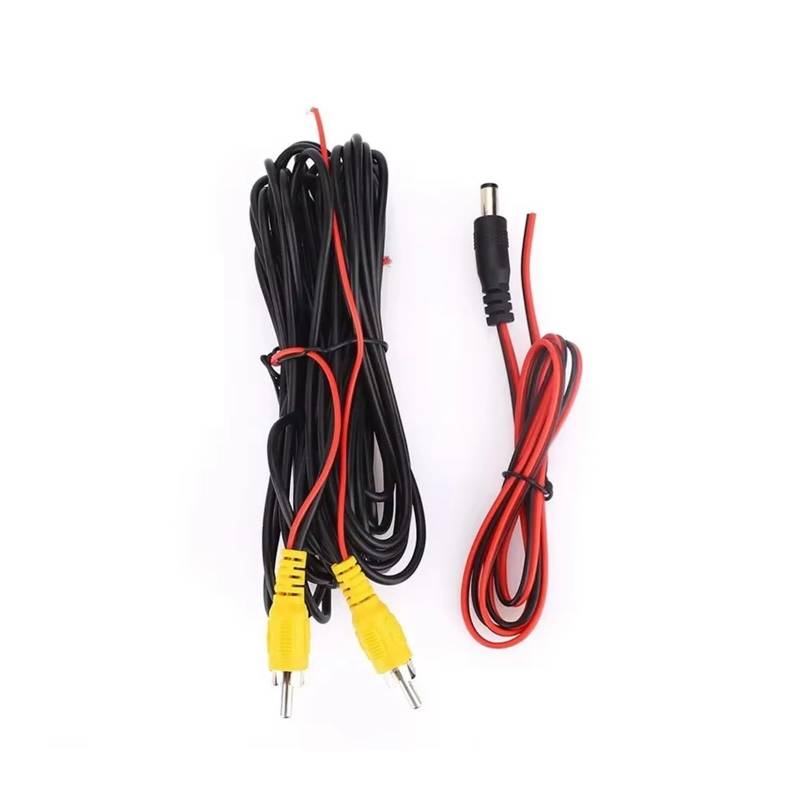 Rückfahrkamera Auto RCA AV Auto Rückansicht Rückfahrkamera wasserdichte IR Nachtsicht CMOS Einparkhilfe Kamera Auto Zubehör Rückfahrkamera Kabellos(6m Cable) von KPVEVPSTQ