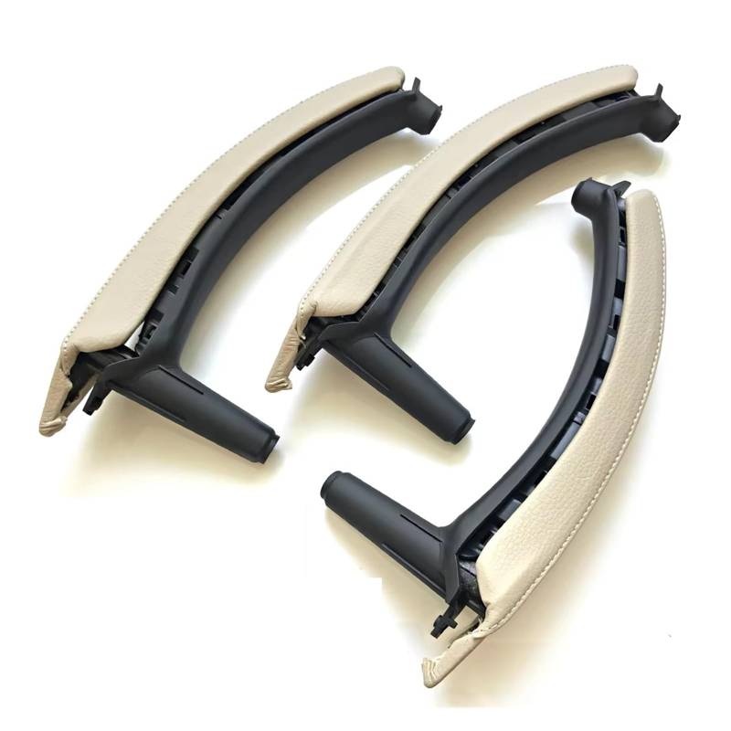 Türgriff Innen Rechts Für X5 Für X6 Für E70 2007-2014 Links Rechts Innentürgriff Mit Leder Abdeckung Montage Set Türgriff Innen(LHD Set Creamy) von KPVEVPSTQ