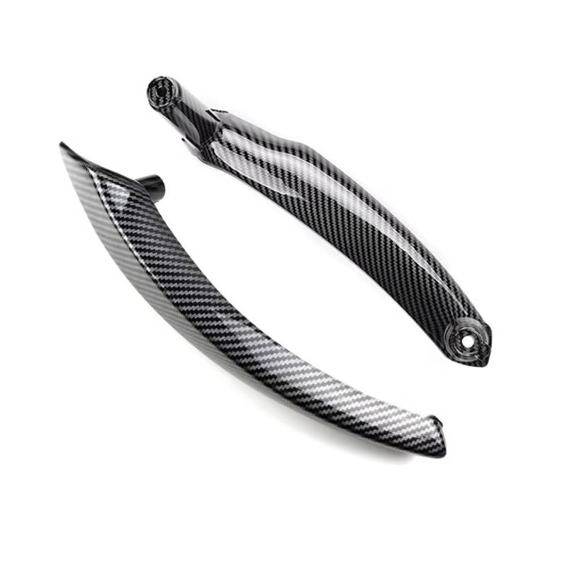 Türgriff Innen Rechts Für X5 Für X6 Für E72 2008-2013 Auto-Innentürverkleidungsgriff Ziehen Sie Handläufe Verkleidungsabdeckung ABS Carbon Textur Türgriff Innen(2pcs Left) von KPVEVPSTQ