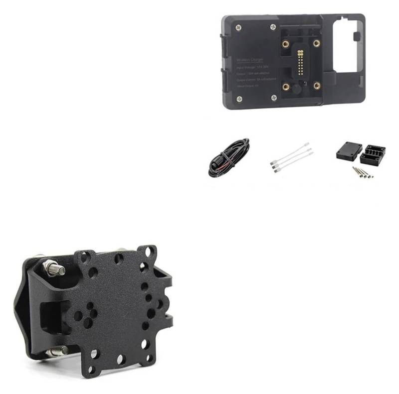 Halterung Navigation Für A&prilia Für Tuareg 660 2022 Motorrad Telefon Drahtlose Und USB Lade GPS Navigation Platte Halterung Halter Stehen(Wireless and Stand) von KPVPERPZDF