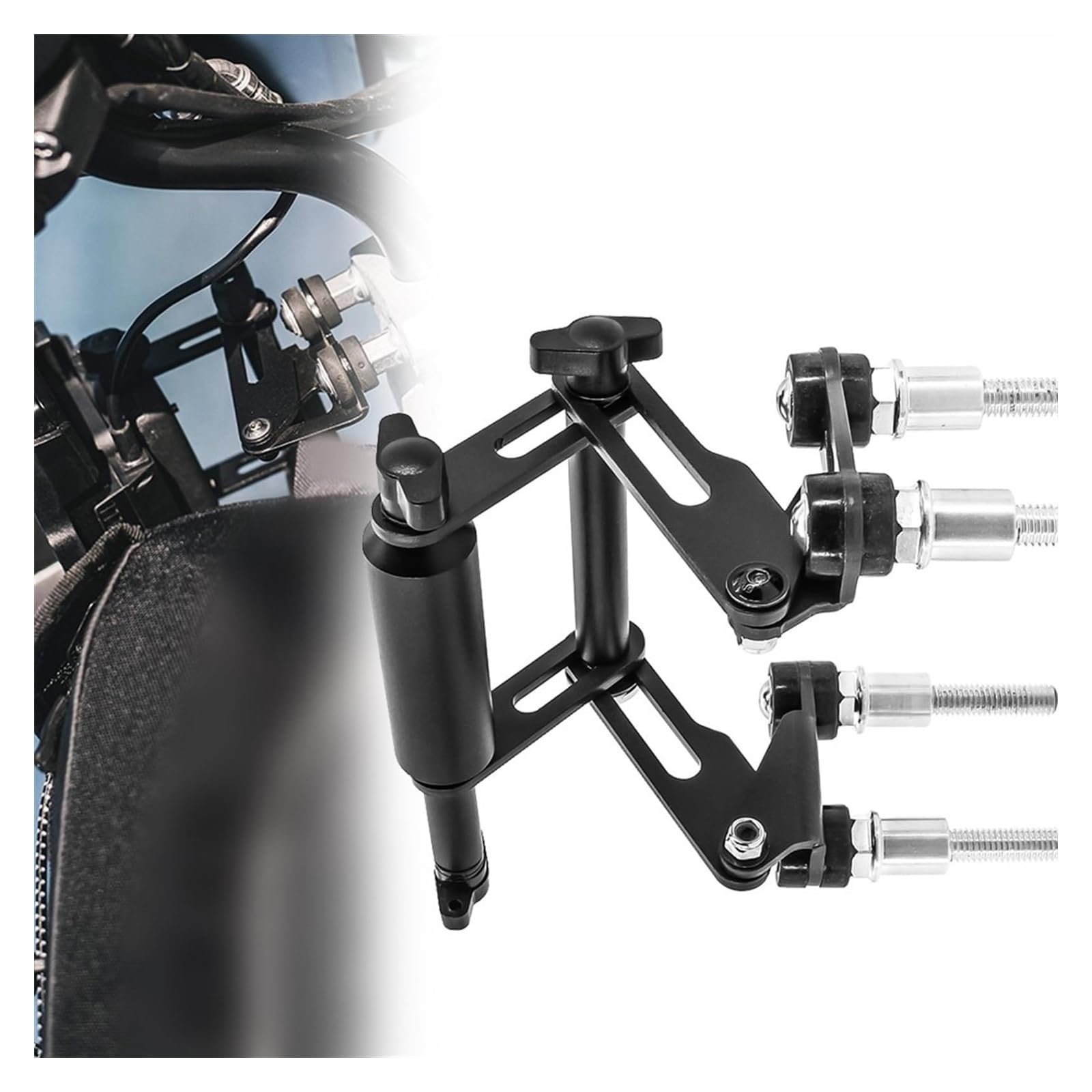Halterung Navigation Für B&MW F 650 GS 2008- Motorrad Verstellbare Verlängerung Telefon Navigation Halterung GPS Platte Telefon Ständer Halter(22MM Set C) von KPVPERPZDF