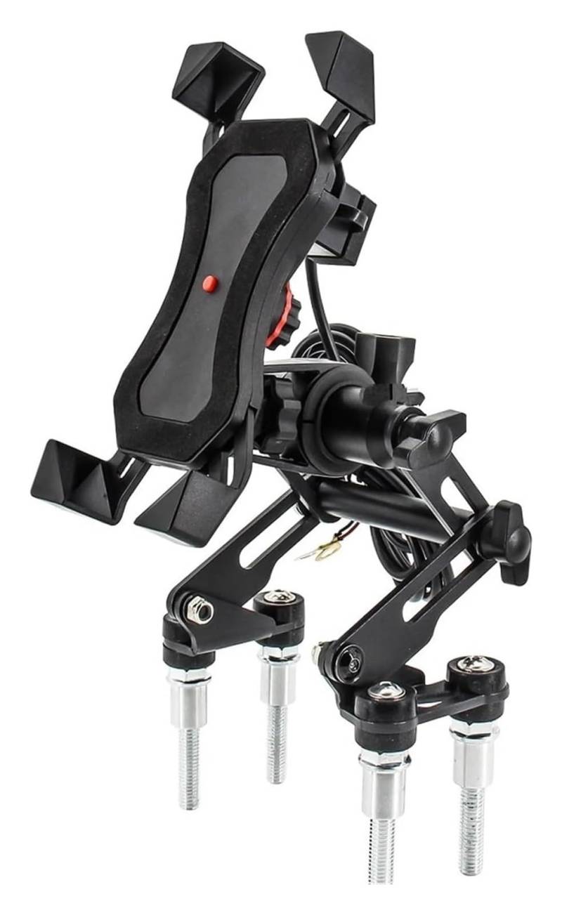 Halterung Navigation Für B&MW F750GS F850GS Für ADV G310GS G310R Motorrad Einstellbare Verlängern Ständer Halter Telefon Mobile GPS Platte Halterung Telefon Halter(with USB Set B) von KPVPERPZDF