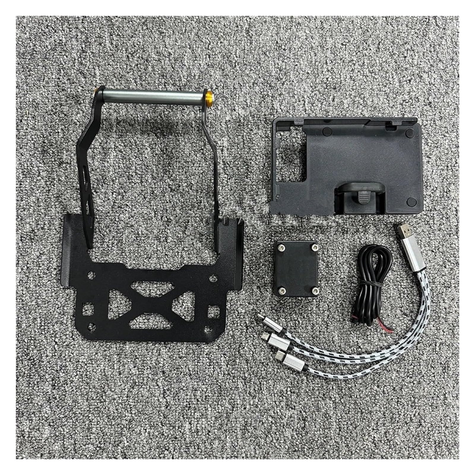Halterung Navigation Für B&MW F850GS 2023 Für Adventure Für ADV 2019-2023 Motorrad Vorne Telefon Ständer Halter Smartphone Telefon GPS Navigation Halterung(12MM 1SET) von KPVPERPZDF