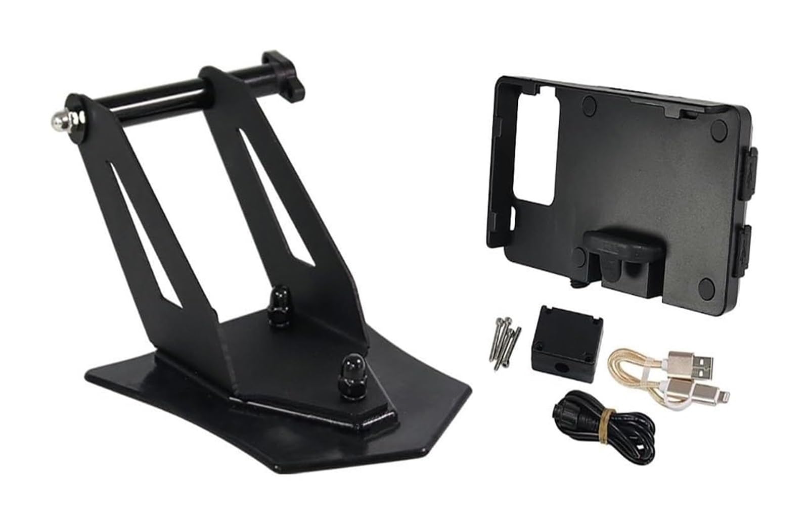 Halterung Navigation Für B&MW Für R 1250 RT R1250RT 2021 2022 2023-Handy Lade Halter Motorrad Zubehör Navigation Instrument Halterung(USB Charging Version) von KPVPERPZDF