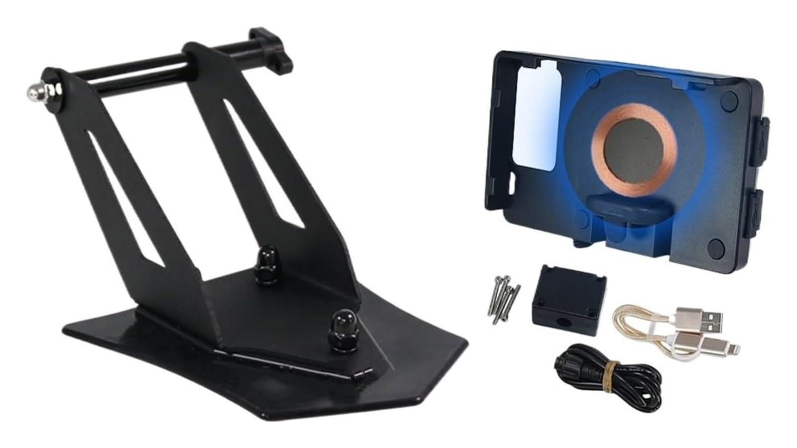 Halterung Navigation Für B&MW Für R1250RT Für R 1250 RT (2021-) Motorrad Ladegerät Handy Halter Navigation Halterung Motorrad Handy Halterung(Wireless Charging) von KPVPERPZDF
