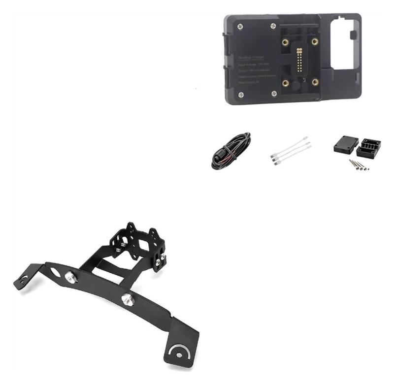 Halterung Navigation Für B&MW K1300GT K1200GT K 1200 1300 GT Motorrad Telefon GPS Halterung USB Und Drahtlose Lade Navigation Halterung Ständer Halter(Wireless and Stand) von KPVPERPZDF