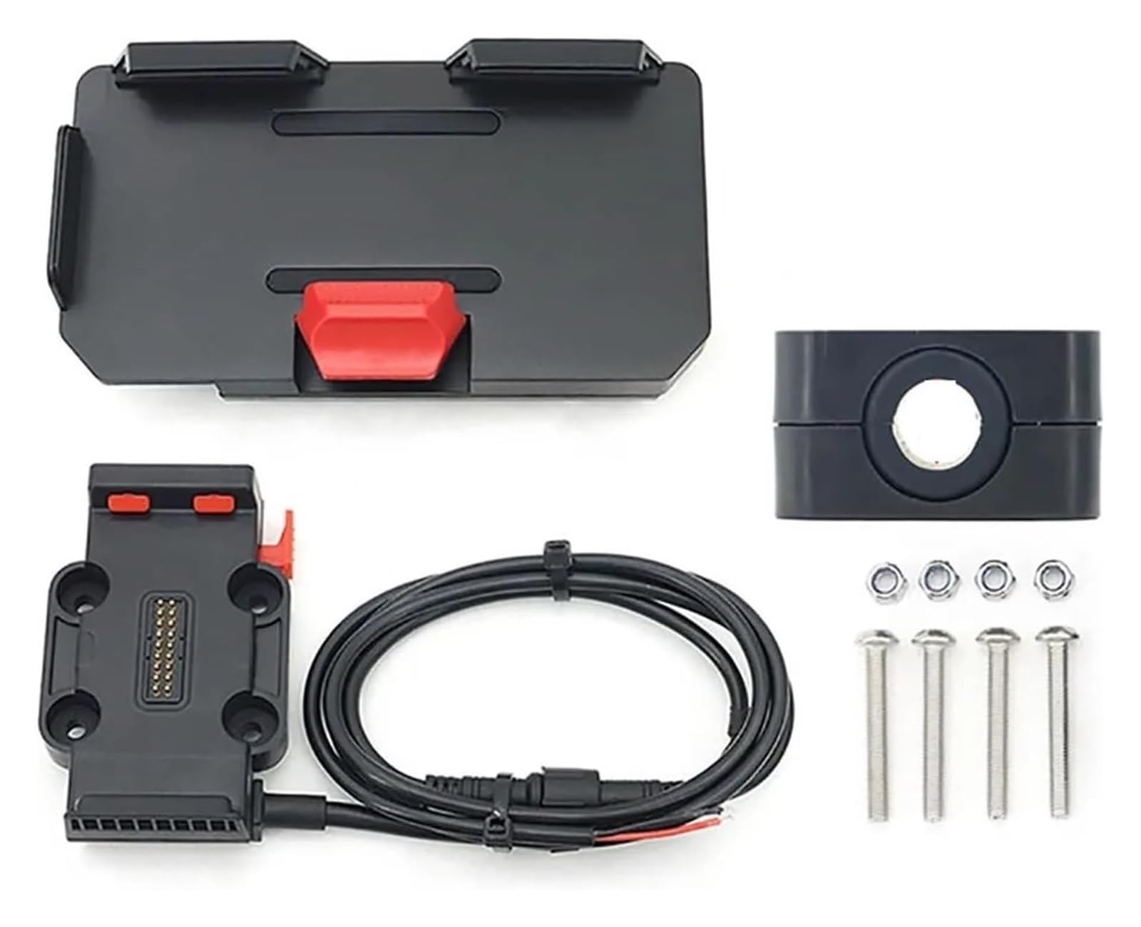 Halterung Navigation Für B&enelli TRK702 Für TRK 702 X TRK702X 2022- Motorrad GPS Telefon Halter USB & Drahtlose Ladegerät Navigation Halterung Stehen(12mm - Base -Charger) von KPVPERPZDF
