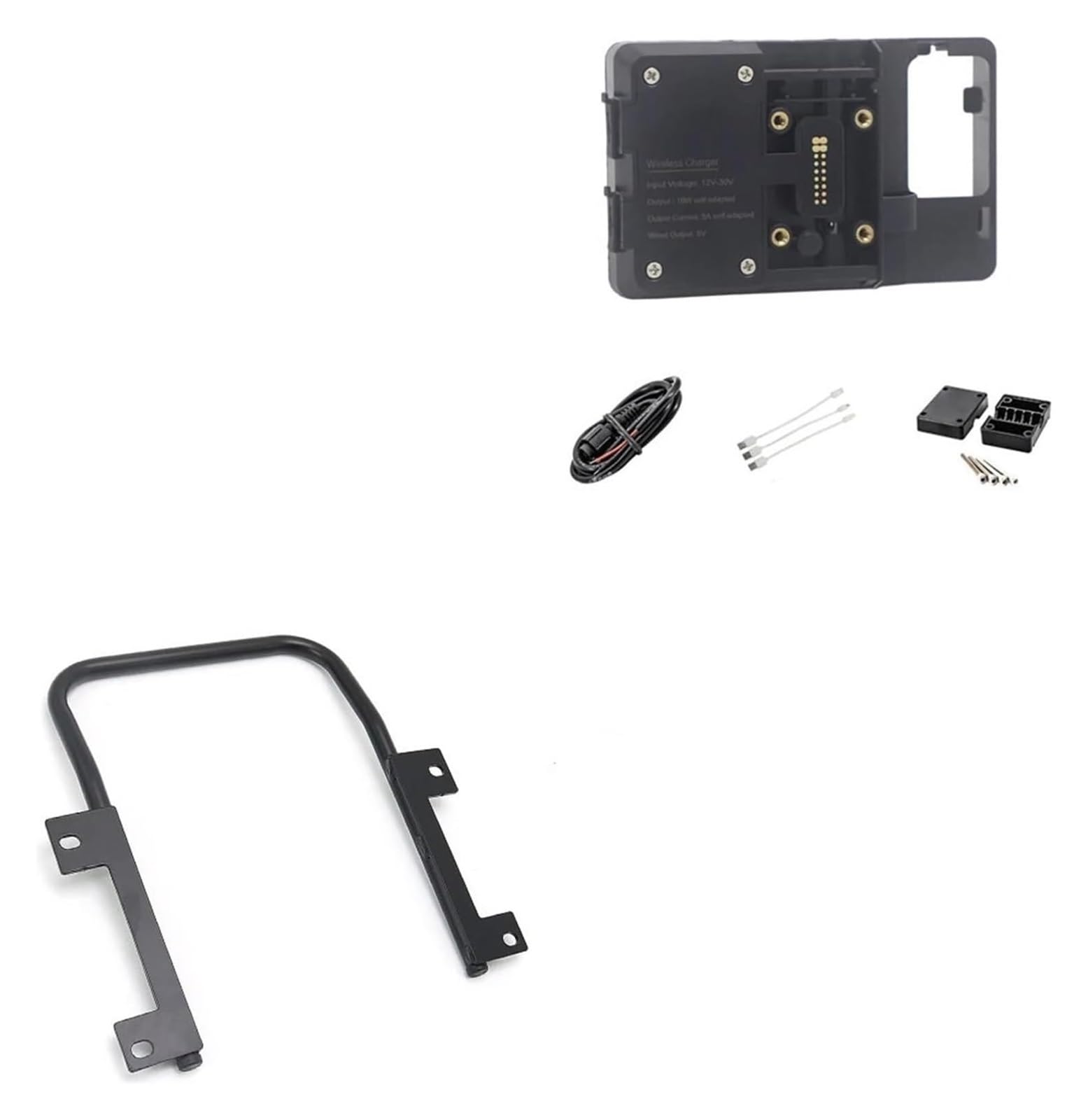 Halterung Navigation Für C&FMOTO 800MT 800 MT MT800 GPS Telefon Montieren USB Drahtlose Lade Navigation Halterung Halter Stehen Motorrad Zubehör(Wireless and Stand) von KPVPERPZDF