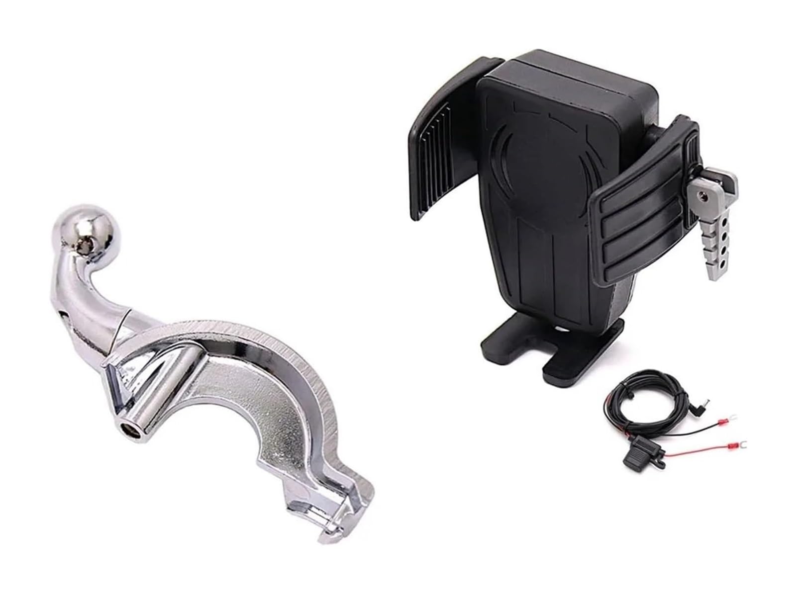Halterung Navigation Für Gold Wing Für Goldwing GL 1800 F6B GL1800 DCT 2018 2019 2020 2021 Motorrad GPS Telefon Halter Drahtlose Lade Navigation Halterung(AB) von KPVPERPZDF